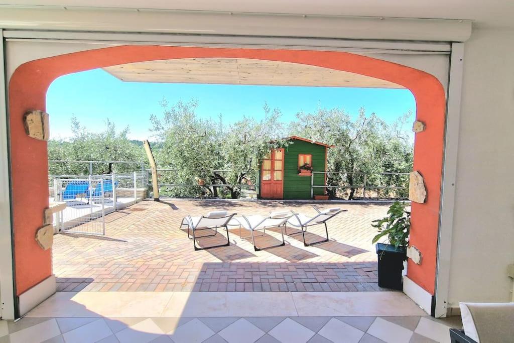 Ferienwohnung Ca' Degli Ulivi Caprino Veronese Exterior foto